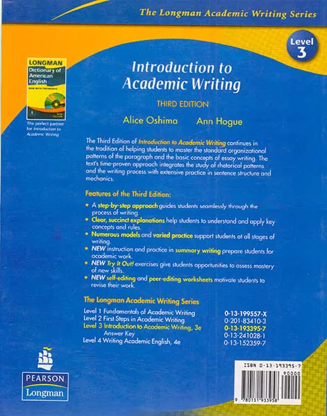 INTRODUCTION TO ACADEMIC WRITING LEVEL3